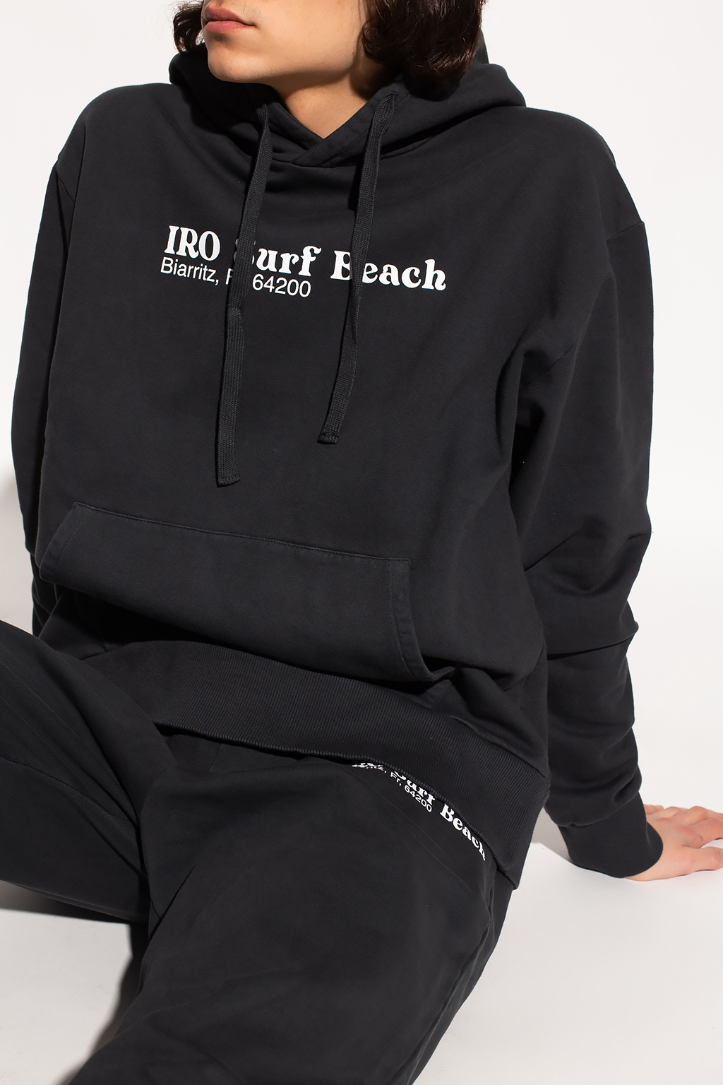 Iro Logo-printed hoodie
